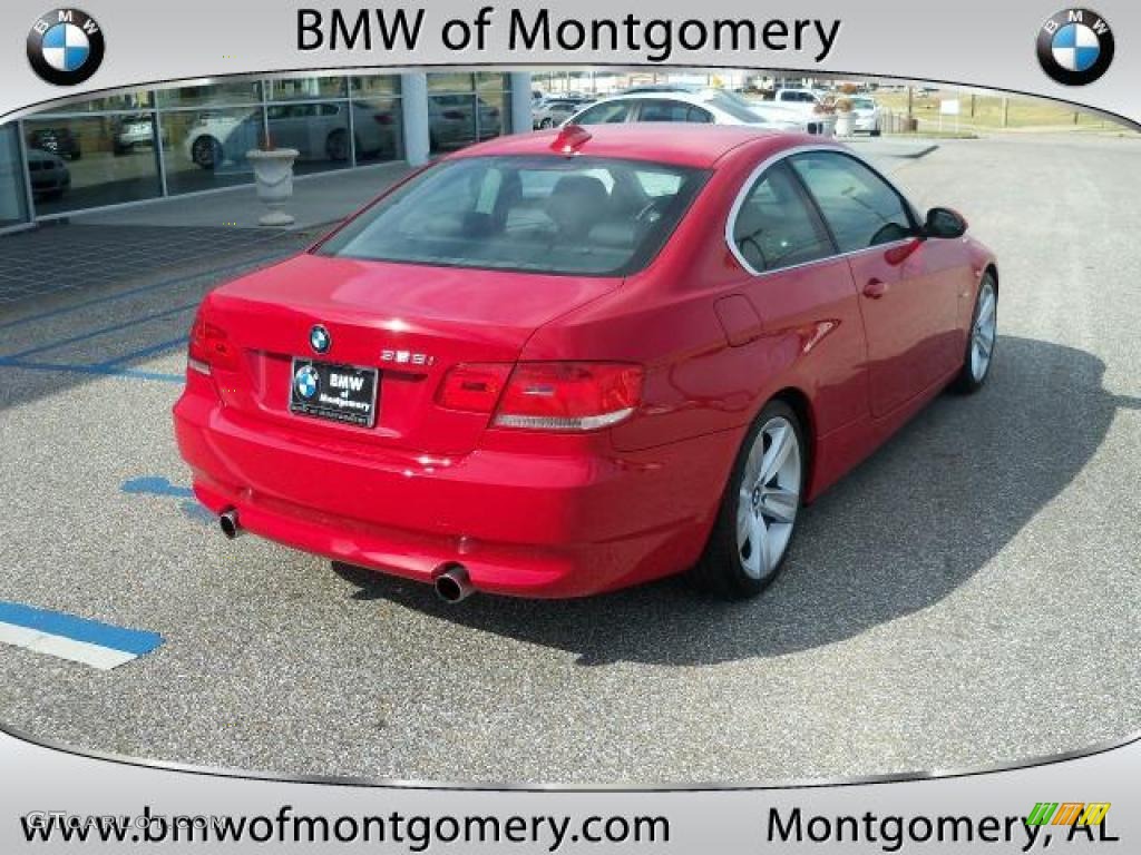 2007 3 Series 335i Coupe - Crimson Red / Black photo #4