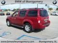 2008 Red Brawn Nissan Pathfinder SE  photo #6