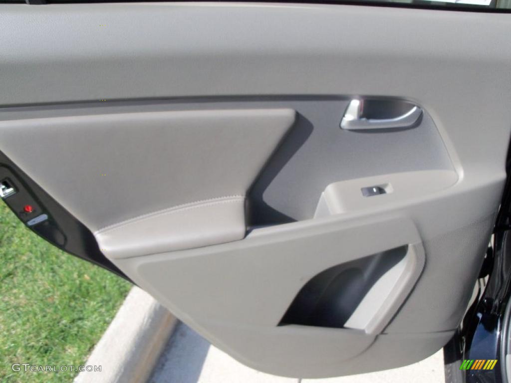 2011 Kia Sportage EX AWD Alpine Gray Door Panel Photo #38419393