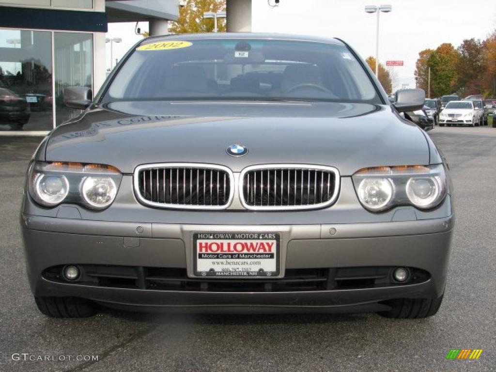 2002 7 Series 745i Sedan - Titanium Grey Metallic / Flannel Grey photo #2