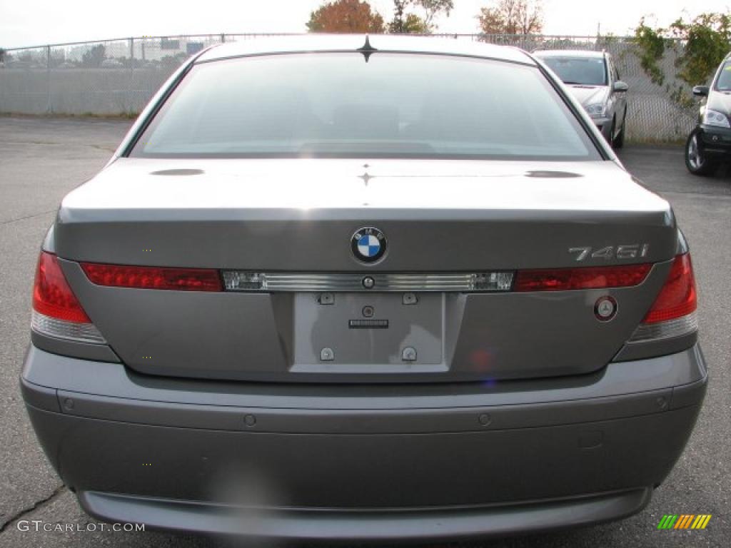 2002 7 Series 745i Sedan - Titanium Grey Metallic / Flannel Grey photo #4