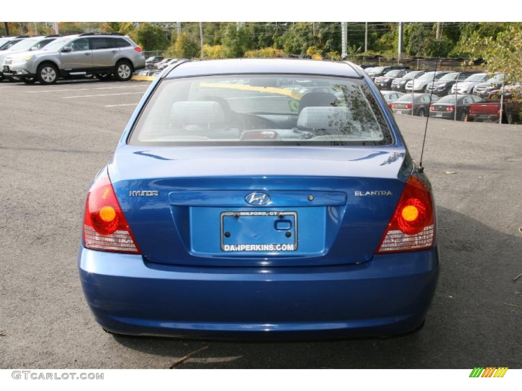 2006 Elantra GLS Sedan - Tidal Wave Blue / Gray photo #6