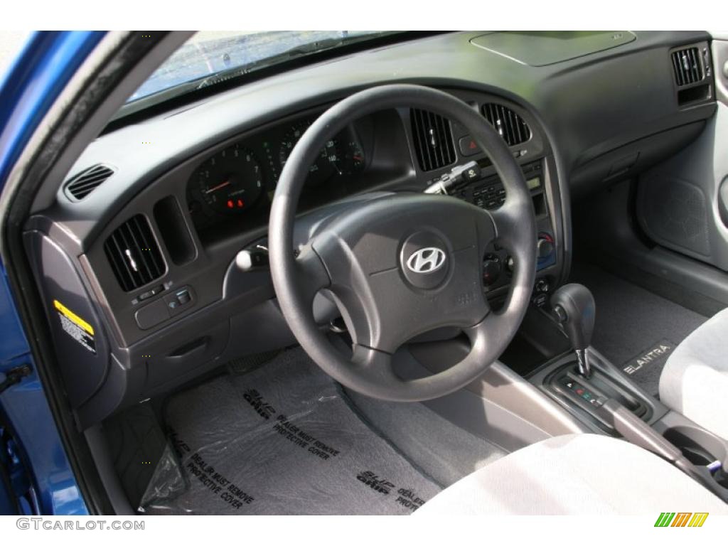 2006 Elantra GLS Sedan - Tidal Wave Blue / Gray photo #11