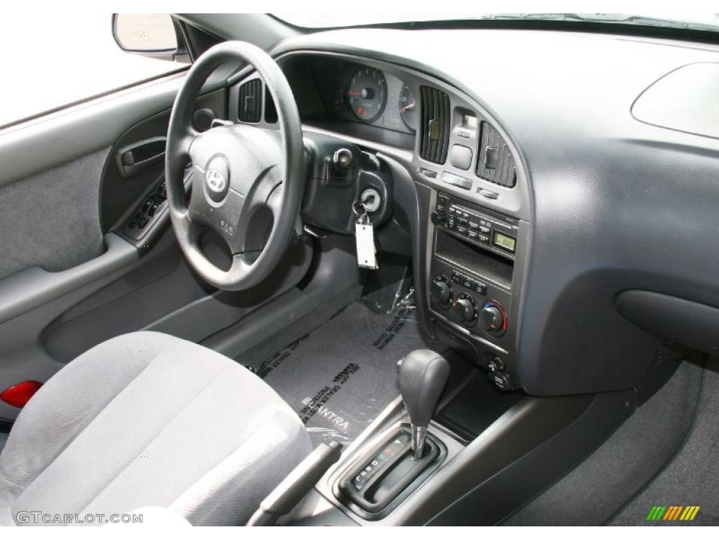 2006 Elantra GLS Sedan - Tidal Wave Blue / Gray photo #17