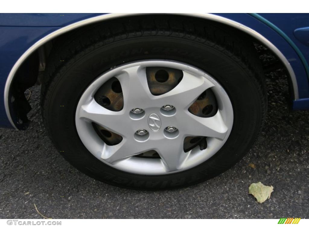 2006 Elantra GLS Sedan - Tidal Wave Blue / Gray photo #19