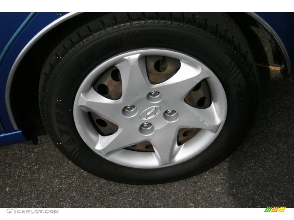2006 Elantra GLS Sedan - Tidal Wave Blue / Gray photo #20