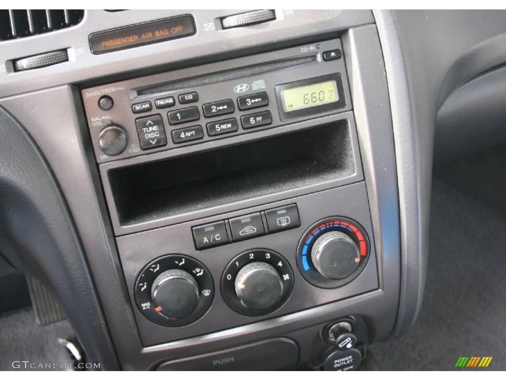 2006 Elantra GLS Sedan - Tidal Wave Blue / Gray photo #22