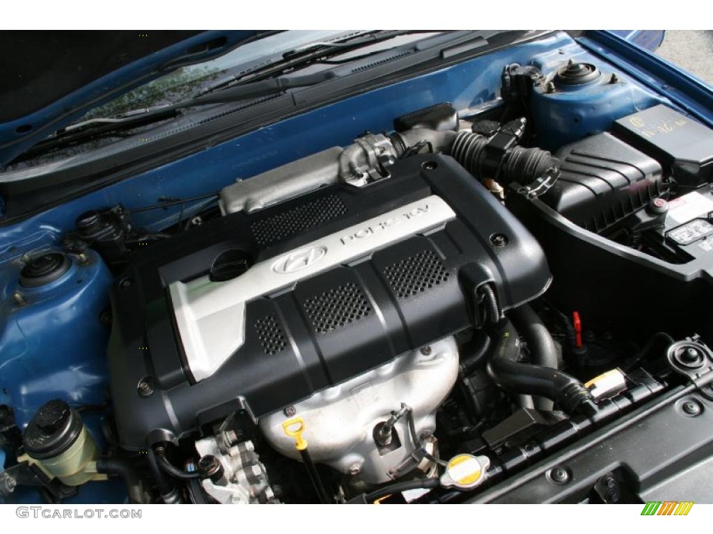 2006 Elantra GLS Sedan - Tidal Wave Blue / Gray photo #25