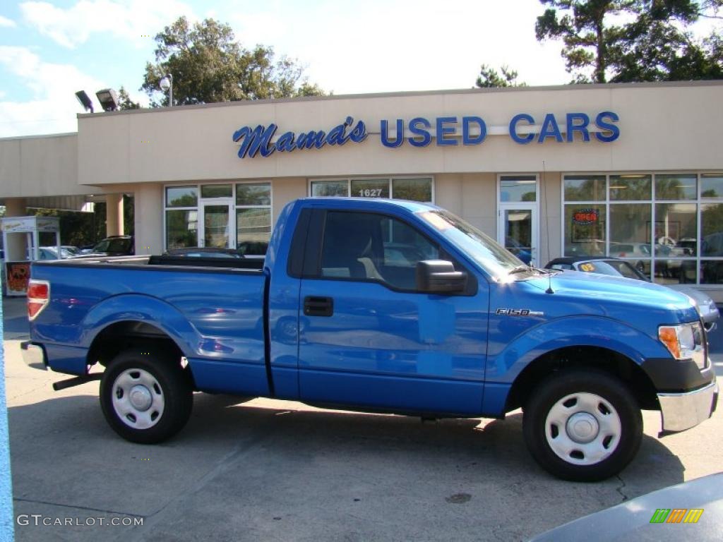 2009 Blue Flame Metallic Ford F150 Xl Regular Cab 38413036