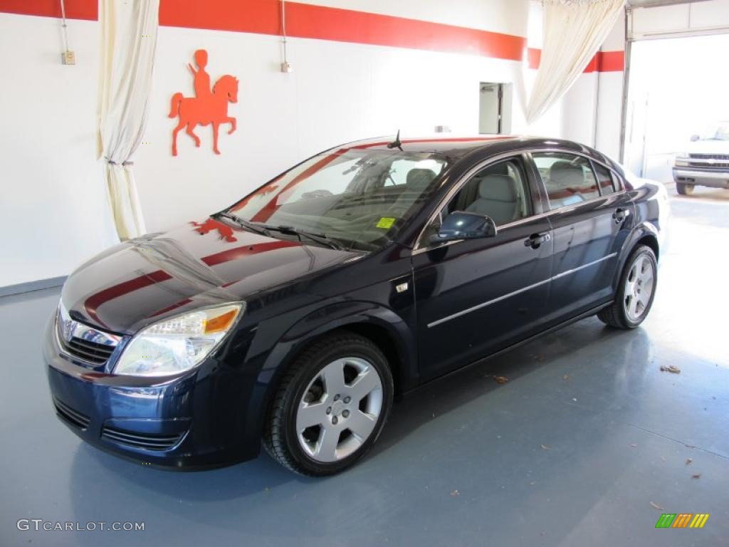 2007 Aura XE - Midnight Blue Metallic / Gray photo #1