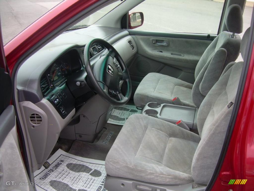 Quartz Gray Interior 2002 Honda Odyssey EX Photo #38421420
