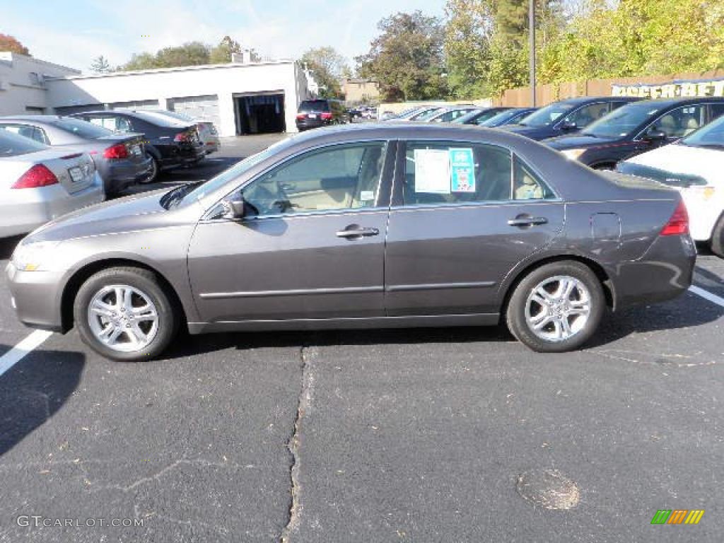 2007 Accord EX Sedan - Carbon Bronze Pearl / Ivory photo #1