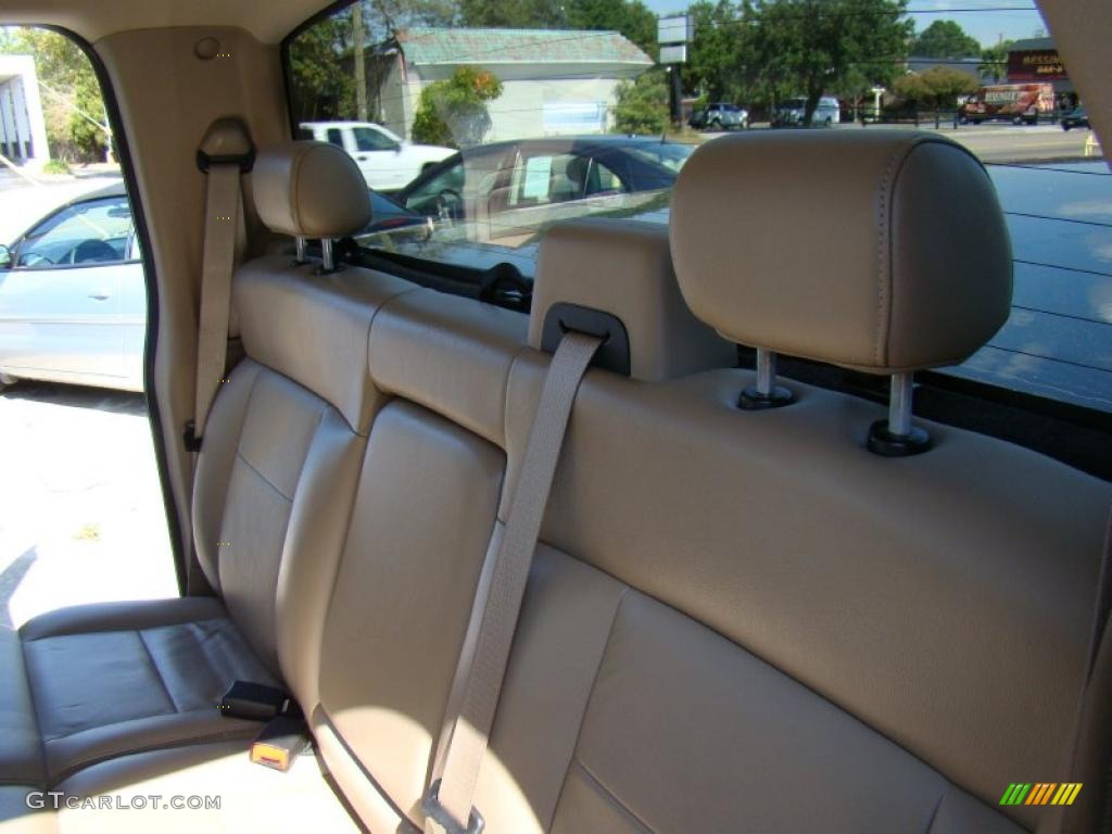 2005 F150 Lariat SuperCrew - Dark Stone Metallic / Tan photo #13