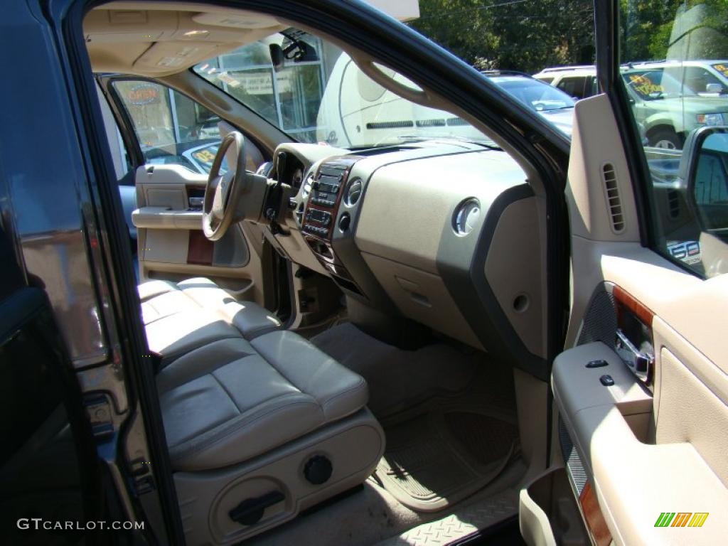 2005 F150 Lariat SuperCrew - Dark Stone Metallic / Tan photo #14