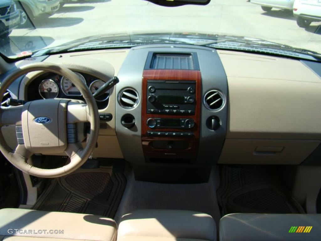 2005 F150 Lariat SuperCrew - Dark Stone Metallic / Tan photo #16