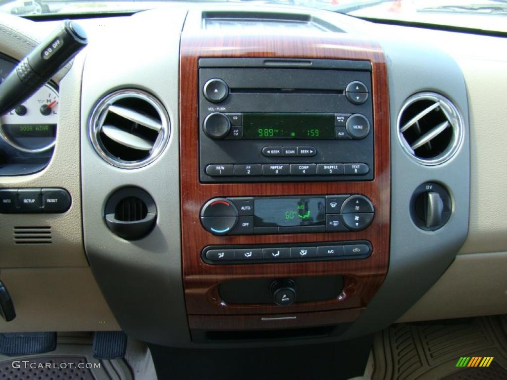 2005 F150 Lariat SuperCrew - Dark Stone Metallic / Tan photo #21