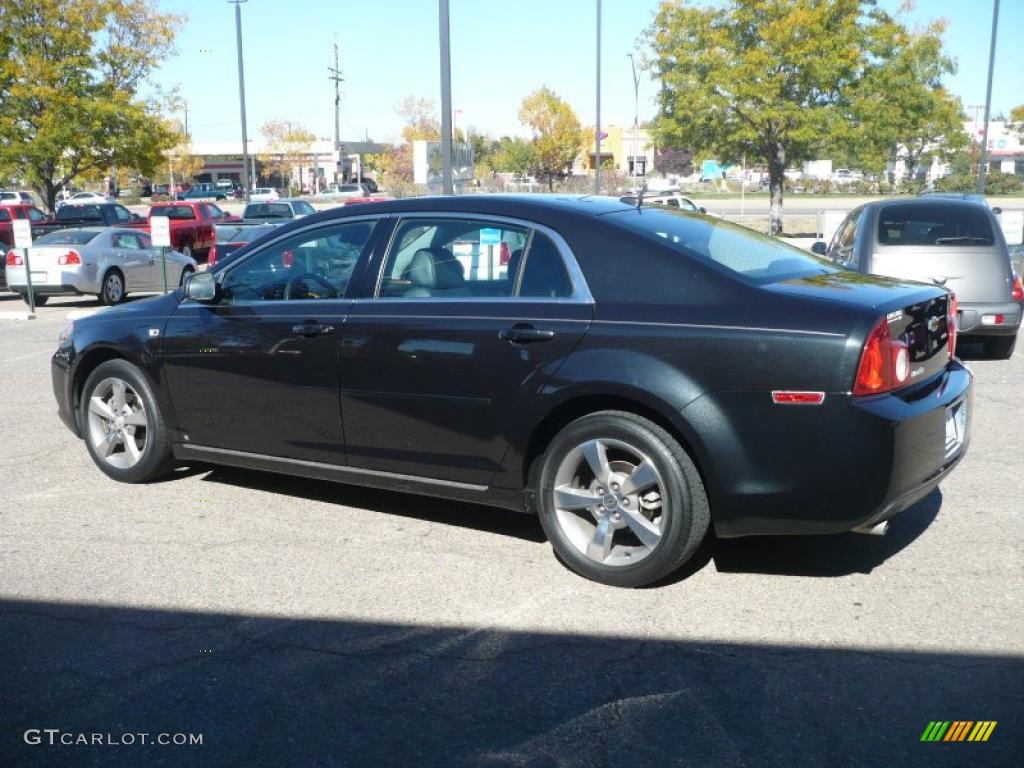 2008 Malibu LT Sedan - Black Granite Metallic / Ebony photo #4