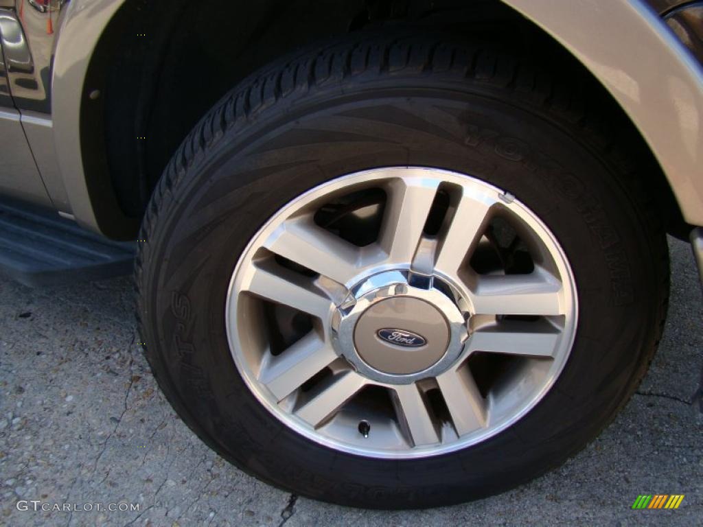 2005 F150 Lariat SuperCrew - Dark Stone Metallic / Tan photo #29