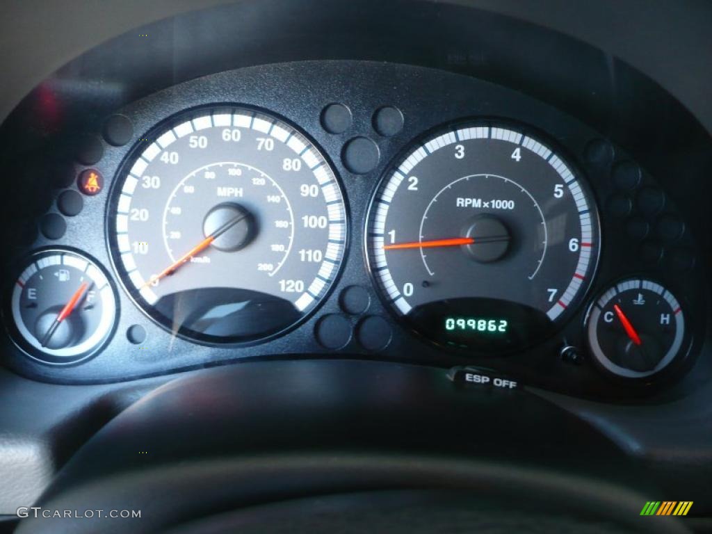 2007 Jeep Liberty Sport 4x4 Gauges Photo #38423397