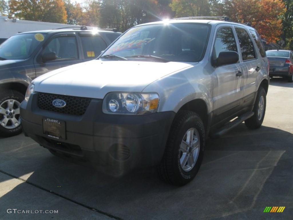 Silver Metallic Ford Escape