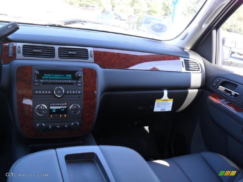 2011 Chevrolet Silverado 3500HD LTZ Crew Cab 4x4 Dually Ebony Dashboard Photo #38424457