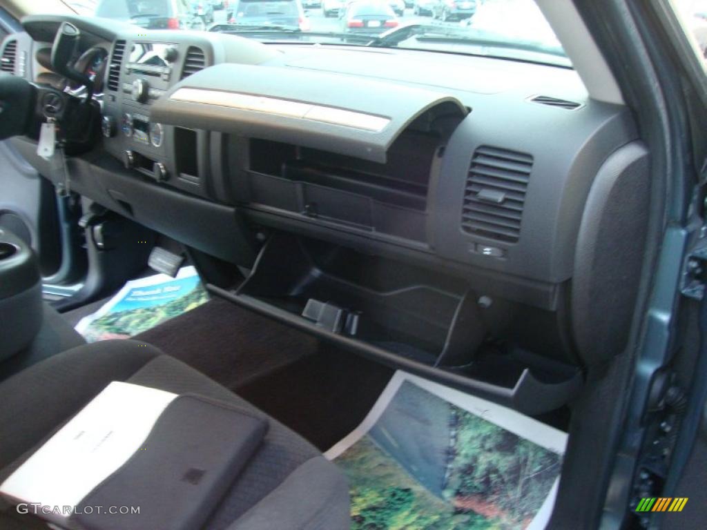 2008 Silverado 1500 LT Extended Cab 4x4 - Blue Granite Metallic / Ebony photo #33