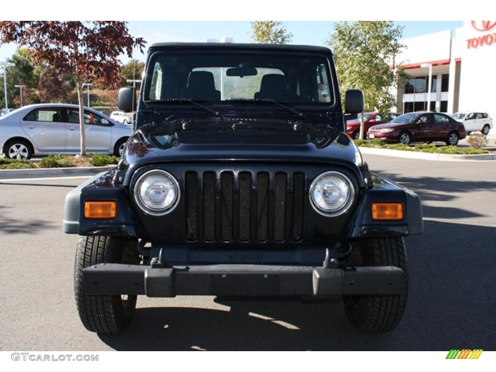 2006 Wrangler SE 4x4 - Black / Dark Slate Gray photo #6