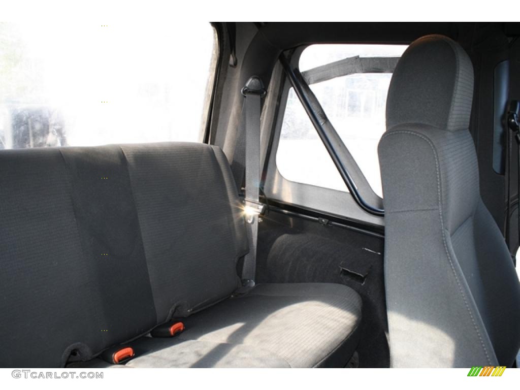 Dark Slate Gray Interior 2006 Jeep Wrangler SE 4x4 Photo #38425537