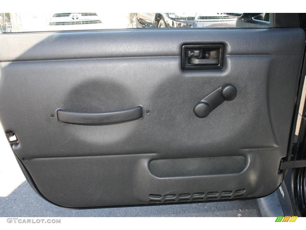 2006 Jeep Wrangler SE 4x4 Dark Slate Gray Door Panel Photo #38425585