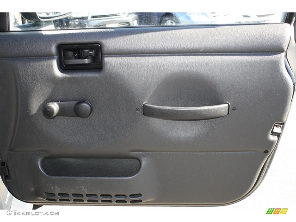 2006 Jeep Wrangler SE 4x4 Dark Slate Gray Door Panel Photo #38425601