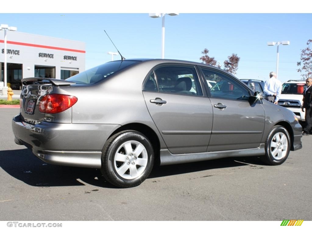 2006 Corolla S - Phantom Gray Pearl / Dark Charcoal photo #2