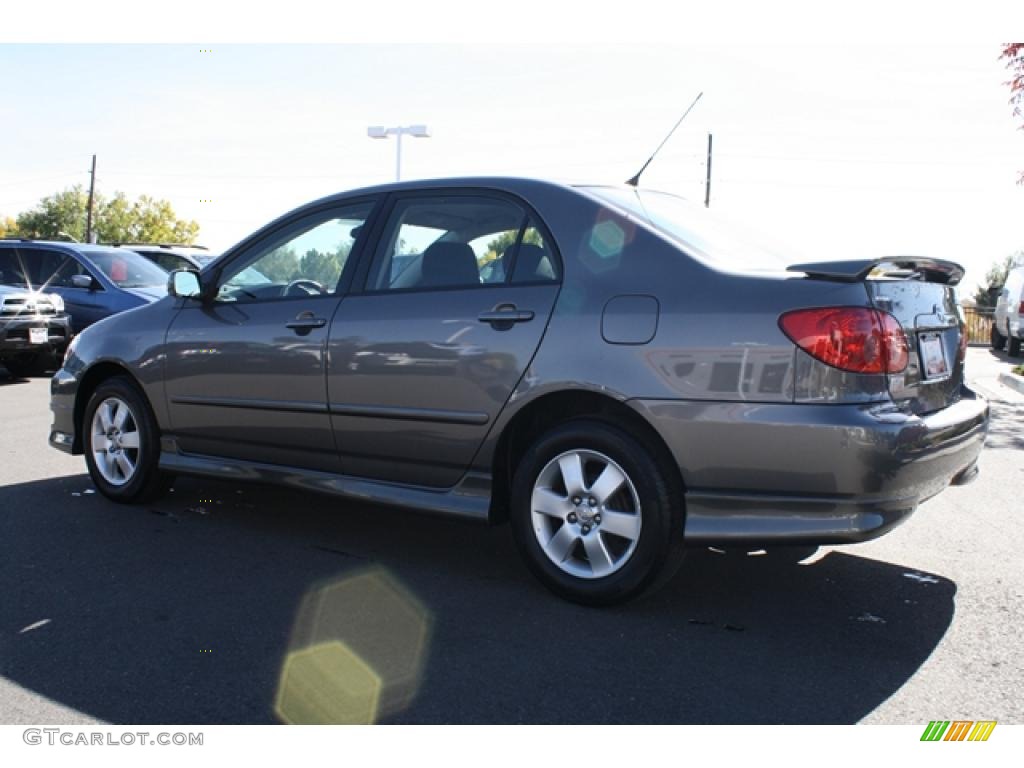 2006 Corolla S - Phantom Gray Pearl / Dark Charcoal photo #4