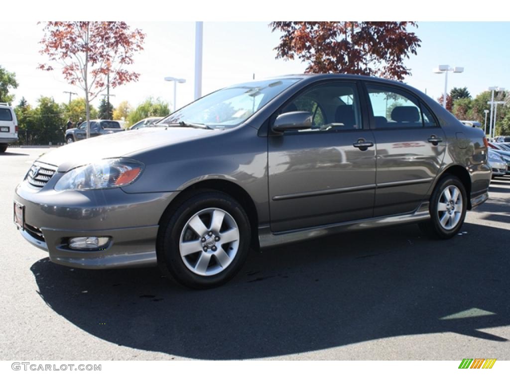 2006 Corolla S - Phantom Gray Pearl / Dark Charcoal photo #5