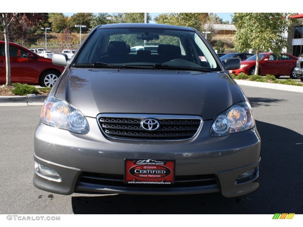 2006 Corolla S - Phantom Gray Pearl / Dark Charcoal photo #6