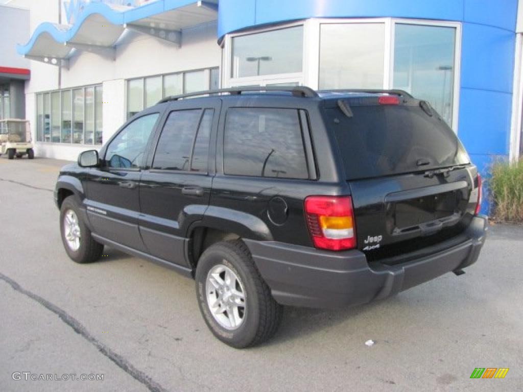 2003 Grand Cherokee Laredo 4x4 - Brilliant Black / Dark Slate Gray photo #4