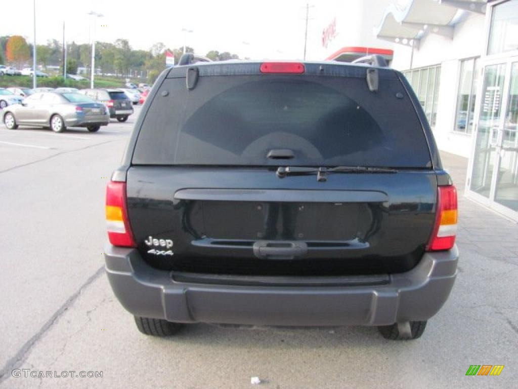 2003 Grand Cherokee Laredo 4x4 - Brilliant Black / Dark Slate Gray photo #5
