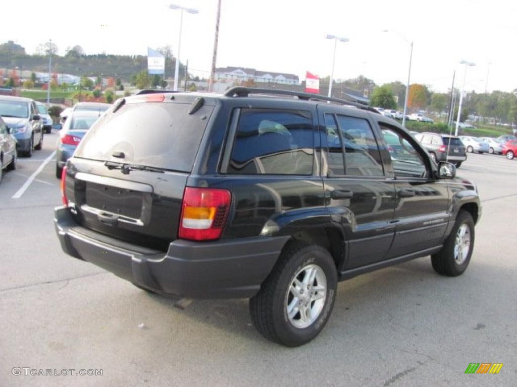 2003 Grand Cherokee Laredo 4x4 - Brilliant Black / Dark Slate Gray photo #6