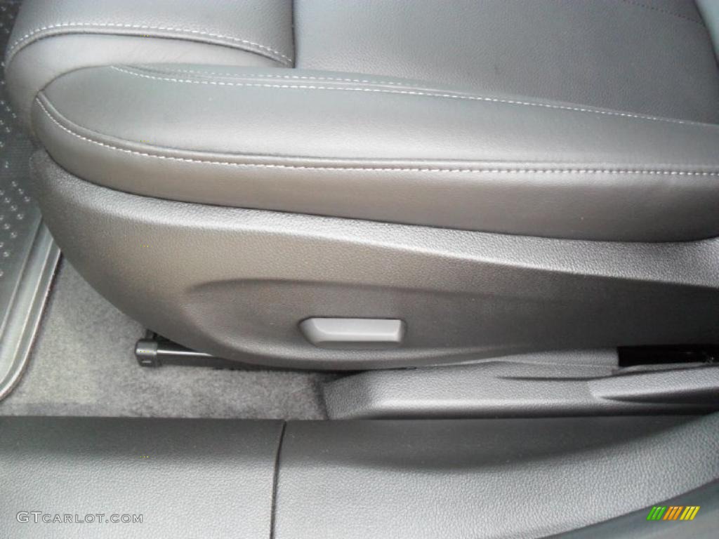 Jet Black Leather Interior 2011 Chevrolet Cruze LTZ Photo #38428393