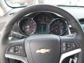 Jet Black Leather 2011 Chevrolet Cruze LTZ Steering Wheel