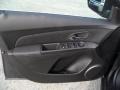 Jet Black Leather 2011 Chevrolet Cruze LTZ Door Panel