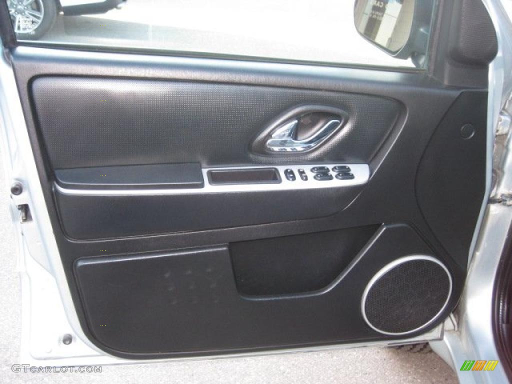 2005 Mercury Mariner V6 Premier 4WD Black Door Panel Photo #38429549