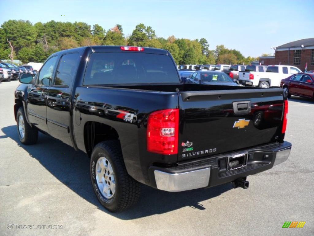 2010 Silverado 1500 LT Crew Cab 4x4 - Black / Ebony photo #2