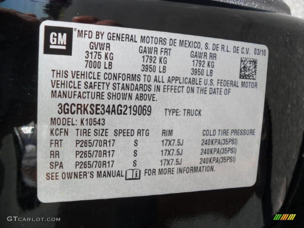 2010 Silverado 1500 LT Crew Cab 4x4 - Black / Ebony photo #6