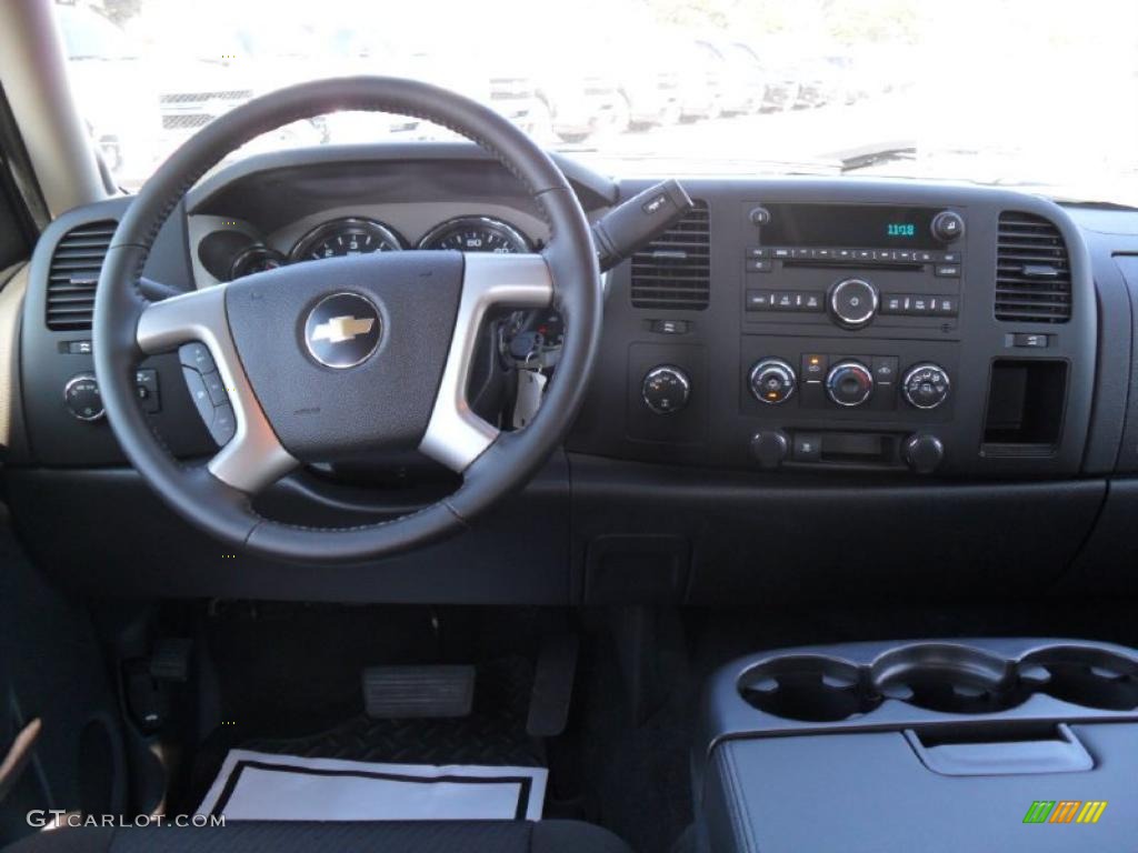 2010 Silverado 1500 LT Crew Cab 4x4 - Black / Ebony photo #14