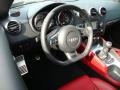 Magma Red 2009 Audi TT 3.2 quattro Coupe Steering Wheel