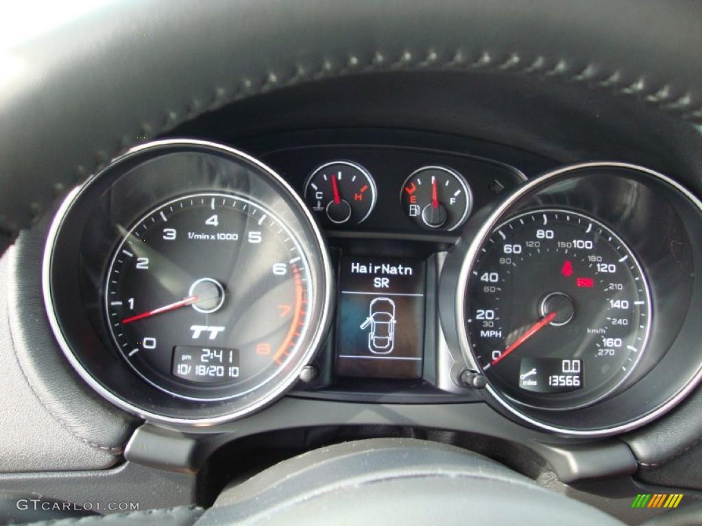 2009 Audi TT 3.2 quattro Coupe Gauges Photo #38430749