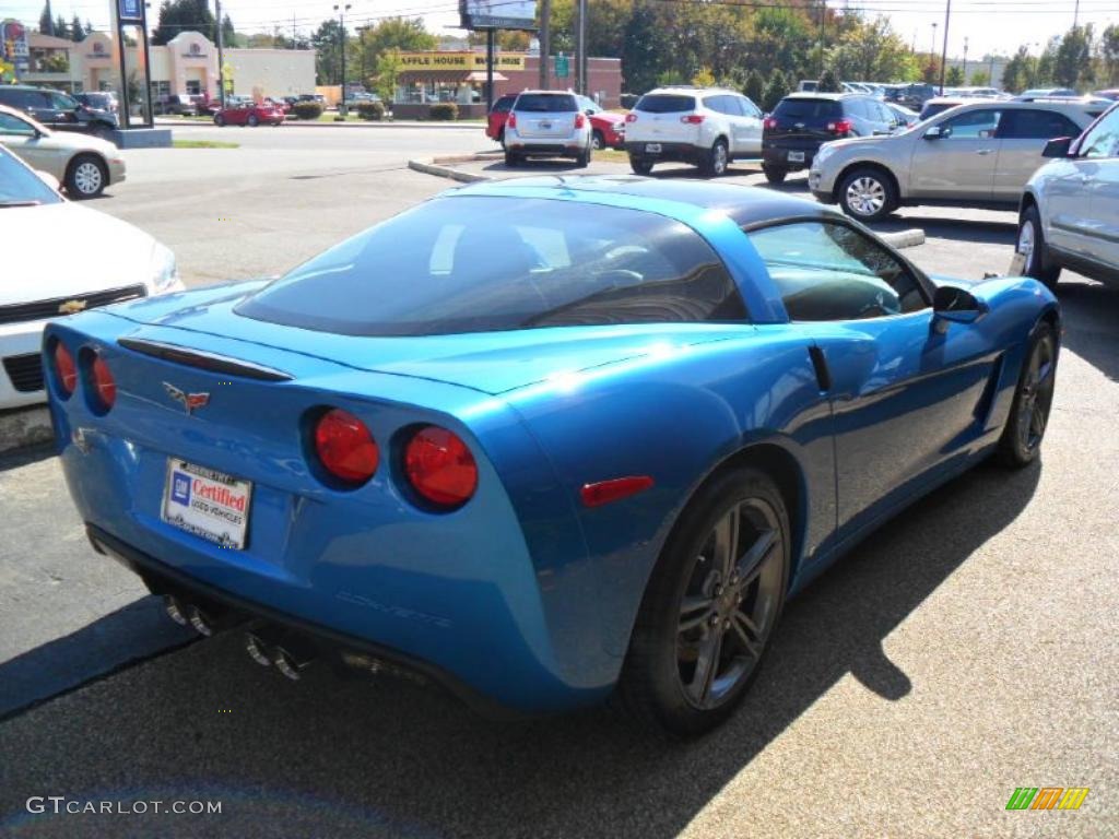 2008 Corvette Coupe - Jetstream Blue Metallic / Ebony photo #4