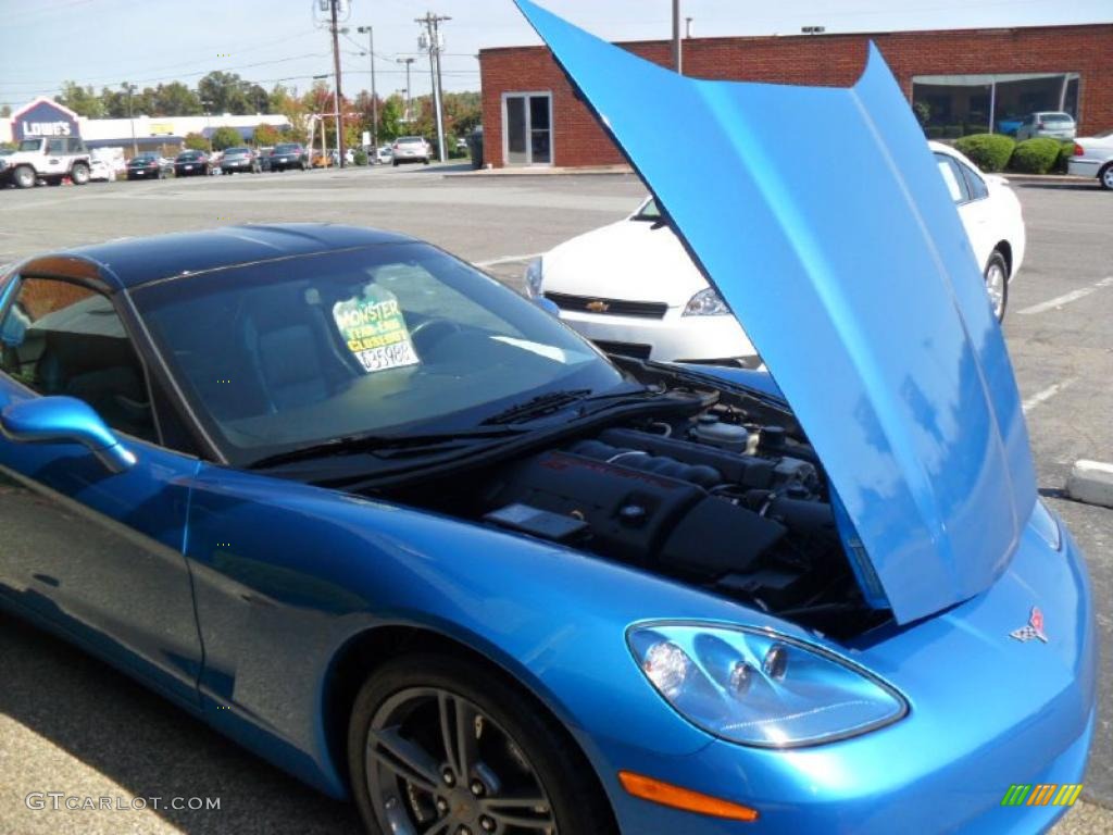 2008 Corvette Coupe - Jetstream Blue Metallic / Ebony photo #25