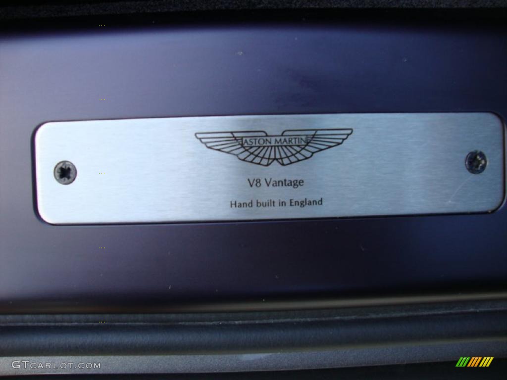 2008 Aston Martin V8 Vantage Roadster Marks and Logos Photo #38431177
