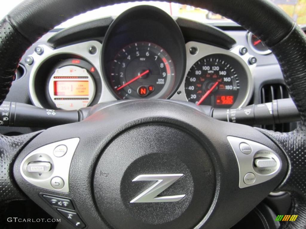 2009 370Z Sport Touring Coupe - Brilliant Silver / Black Leather photo #23